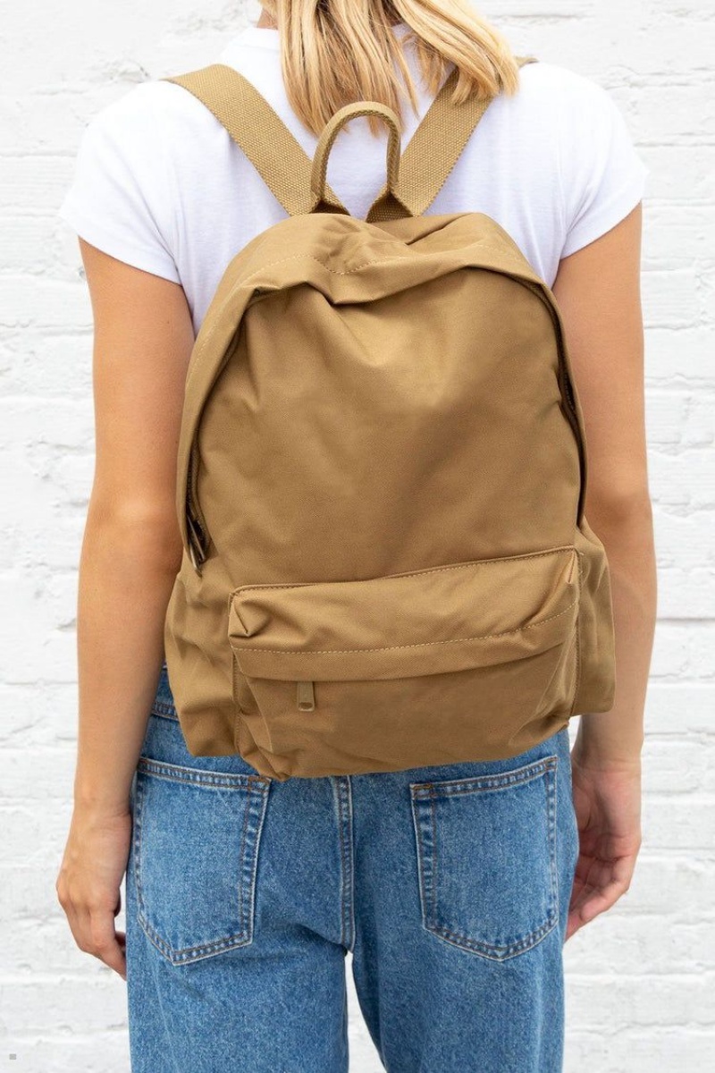 Sac a Dos Brandy Melville BM Marron | RBV-36594752